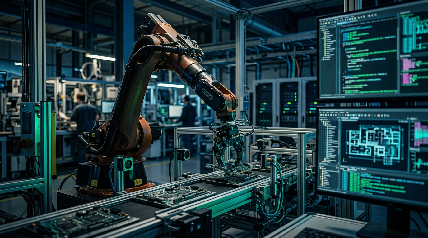 Sistemas Híbridos y Programación Física: El Despegue del Desarrollo de Software Industrial con IA en 2026